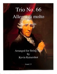 Trio #66 Allegro di molto String Trio cover Thumbnail